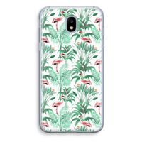 Flamingo bladeren: Samsung Galaxy J5 (2017) Transparant Hoesje
