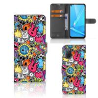 OPPO A72 | OPPO A52 | Wallet Case | met Pasjes | Punk Rock