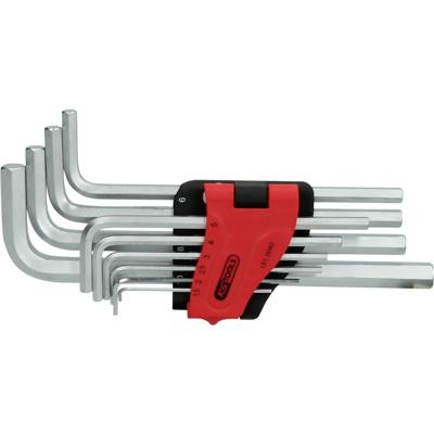 KS Tools 151.5040 Inbus Haakse schroevendraaierset 1.5 mm, 2 mm, 2.5 mm, 3 mm, 4 mm, 5 mm, 6 mm, 7 mm, 8 mm, 10 mm 10-delig