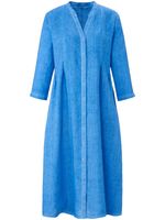 Jurk 100% linnen V-hals Van elemente clemente blauw - thumbnail