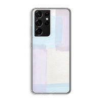 Square pastel: Samsung Galaxy S21 Ultra Transparant Hoesje