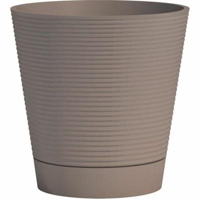 Zelfwaterende bloempot Garden ID Taupe 40 cm