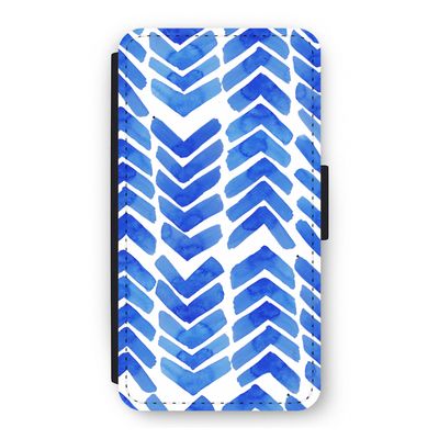 Blauwe pijlen: iPhone 11 Pro Flip Hoesje