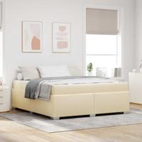 Bedframe Crème 180 x 200 cm Stof