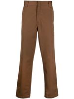 Carhartt WIP pantalon droit à patch logo - Marron - thumbnail