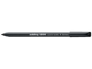 Fineliner edding 1200 zwart 0.5-1mm