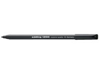 Fineliner edding 1200 zwart 0.5-1mm - thumbnail