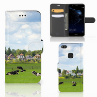 Huawei P10 Lite Telefoonhoesje met Pasjes Koeien
