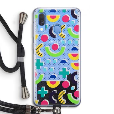 8-bit N°1: Samsung Galaxy A40 Transparant Hoesje met koord