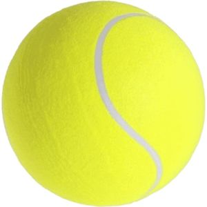 Mega tennisbal XXL geel 22 cm speelgoed/sportartikelen