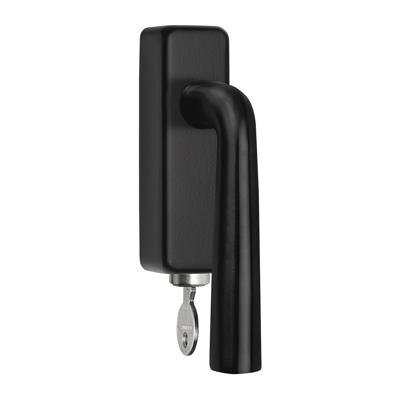 Formani LB10H-DKLOCK-O draaikiepgarnituur afsluitbaar mat zwart rechts/links draaiend