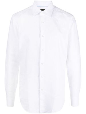 BOSS chemise en lin à manches longues - Blanc
