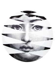 Fornasetti assiette à imprimé photographie - Noir