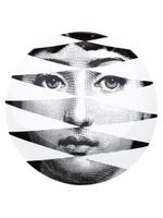 Fornasetti assiette à imprimé photographie - Noir