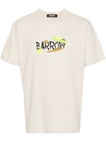 BARROW t-shirt en coton à logo imprimé - Tons neutres