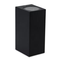 GU10-wandarmatuur Lido zwart Up-Down