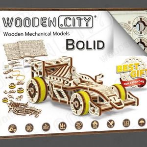 WOODEN.CITY Bolid F1 3D-puzzel 108 stuk(s) Voertuigen