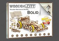 WOODEN.CITY Bolid F1 3D-puzzel 108 stuk(s) Voertuigen - thumbnail