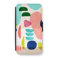 Bold Rounded Shapes: iPhone 12 Flip Hoesje