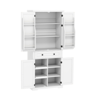 Keukenkast Met Opbergruimte Voorzien Van Vier Verstelbare Planken en één Grote Lade