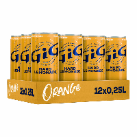 GiG hard lemonade orange blik (12x 25cl)