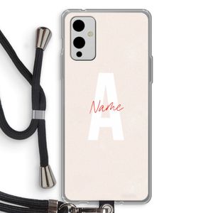Strawberry Milkshake: OnePlus 9 Transparant Hoesje met koord