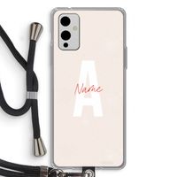 Strawberry Milkshake: OnePlus 9 Transparant Hoesje met koord