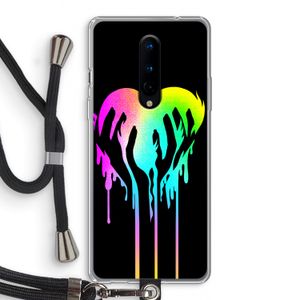 Hold My Heart: OnePlus 8 Transparant Hoesje met koord