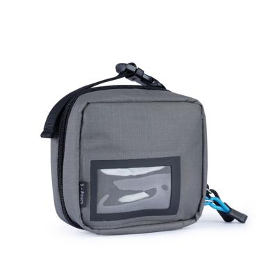 F-Stop Accessory Pouch Small Gargoyle (Grey) Black Zipper