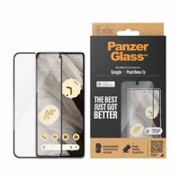 Google Pixel 8a PanzerGlass Ultra-Wide Fit Screenprotector - Zwarte Rand