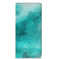 Bookcase OPPO A58 4G Painting Blue