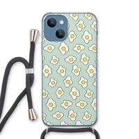 Spiegeleitjes: iPhone 13 Transparant Hoesje met koord
