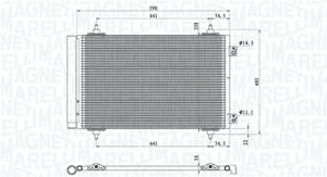 Magneti Marelli Airco condensor 350203710000