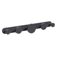 Leen Bakker - Wandkapstok Skagen - 8x59x9,8 Cm - MDF - Grijs