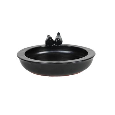 Esschert Design Vogelbad keramiek grijs