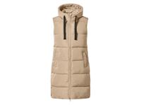 esmara Lange dames bodywarmer (Beige, M (40/42))