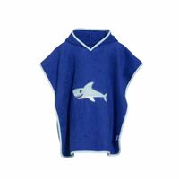 Playshoes badponcho haai blauw Maat - thumbnail