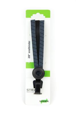 Qibbel Widek triobinder eye met haak 3x12mm zwart/blauwgrijs