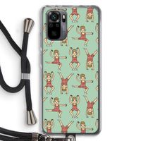 Gymboys: Xiaomi Redmi Note 10 Pro Transparant Hoesje met koord
