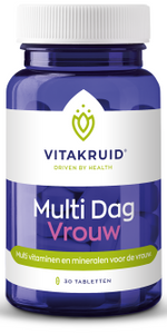 Vitakruid Multi Dag Vrouw 100% Vegan 30