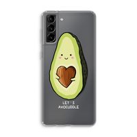 Avocuddle: Samsung Galaxy S21 Plus Transparant Hoesje