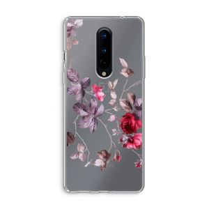 Mooie bloemen: OnePlus 8 Transparant Hoesje