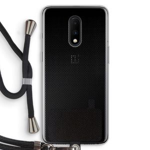 Musketon Halftone: OnePlus 7 Transparant Hoesje met koord