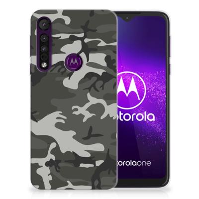 Motorola One Macro | TPU bumper | Army Light