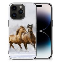 iPhone 15 Pro Dierenprint Telefoonhoesje Paarden