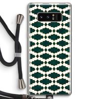 Moroccan tiles: Samsung Galaxy Note 8 Transparant Hoesje met koord Moroccan tiles: Samsung Galaxy Note 8 Transparant Hoesje met koord