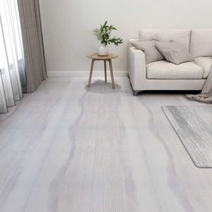 VidaXL Vloerplanken zelfklevend 55 st 5,11 m² pvc lichtgrijs