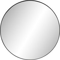 Ben Mimas ronde spiegel met LED verlichting en anti-condens Ø80cm mat zwart - thumbnail