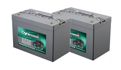 Dyno Europe Dyno agm accu 12v 99ah vervangingsset (excl. kabels)