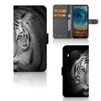 Nokia X10 | Nokia X20 | Telefoonhoesje | Met pasjeshouder | Tijger